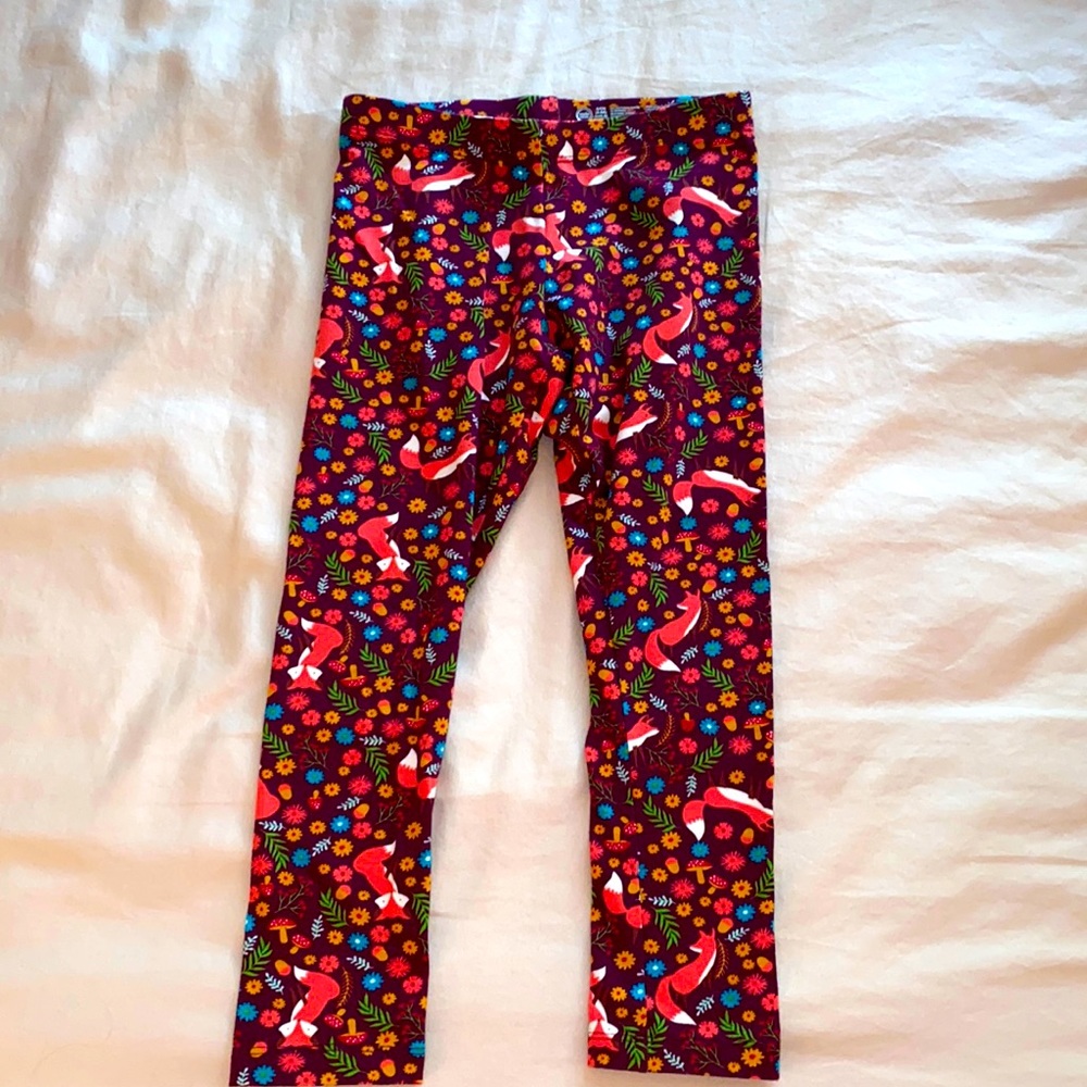 Fox and Flowers Leggings